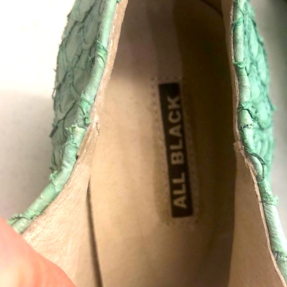 💫HOST PICK💫 All Black lace up wedges - Picture 5 of 7